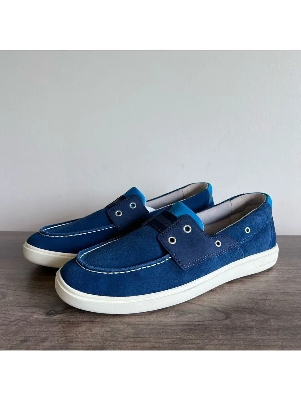Sperry NEW Men's Outer Banks 2 Navy Suede Slip On Shoe Size 10.5 #B1511